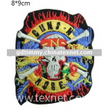 embroidered patch,embroidery AC DC badge,embroidery marine patch