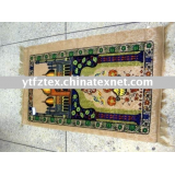 Muslim printed pvc prayer mat