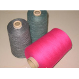 Colored spun yarn