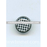 12mm printed pearl snap button with 333#