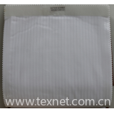 T/C polyester cotton satin stripe fabric for making hotel bed sheets