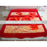 RED THROW BLANKET