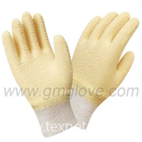 Natural Latex Dipped Work Gloves Fully Coated