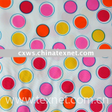 100% Polyester Voile Plain Printed Fabric