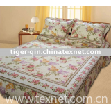 embroidery patchwork bedding set