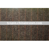 herringbone  wool polyester  fabric