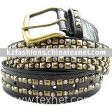 GH623 stylish button leather belt