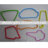 shaped rubber band