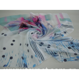 100% viscose digital print scarf