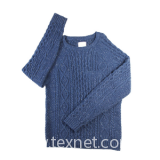 Superior High Quality Jacquard Cable Pullover Twist Stitch Argyle Donegal Wool Knitwear