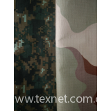 T/C Ripstop Camouflage Fabric with Anti-bacteria 20X20 108X58