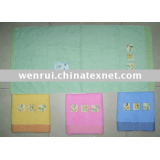 398A.Terry bath towel with EMB/stock qty: 4000pcs