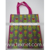 2010 New Style Tiny Fossil Plant Laminated Nonwoven Shopping Bag