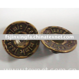 moving metal shank jeans button