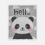 Panda Print Blanket