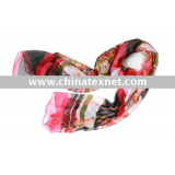 300pcs Fashion lady printed silk scarf