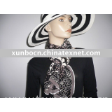 Luxury leopard long silk scarf