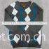 Men's  knitted sweater with intarsia