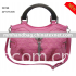 JinLin pink lady tote handbag