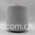 Ne32/2ply 7% stainless steel staple fiber  blended with93% polyester staple fiber metal conductive touchscreen yarn-XTAA003