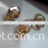 pressed glass crystal beads