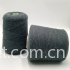 Grey bulky Nm26/2plies carbon inside staple fiber blended with 70% bulky acrylic staple fiber for knitting touchscreen yarn-XT11760