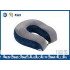 Comfort Automotive / Plane Poly Jersey Inner Memory Foam Travel Neck Pillow With Button