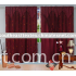 Embroidery curtain with scot valance (LF)