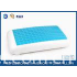 Traditional Blue PU Memory Foam Cooling Gel Pillow , Memory Foam Decorative Pillow