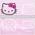 100% Cotton Printed Flannel Fabric Hello Kitty Pattern