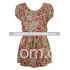 100%cotton voile printed dress