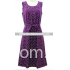 100%cotton poplin sleeveless dress
