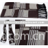 100% acrylic checked woven jacquard scarves
