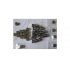 black carbon conductive fiber filaments 50D/8F sandwich type for anti static harness cord/ESD Yarn/ESD Fabric-XTAA249