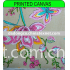 Print flower canvas fabric