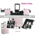 Professional PVC Aluminum Cosmetic Trolley Case for Beauty Makeup TC001