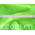 Green plush fabric