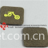Bicycle Silicone Logo PU Leather Label