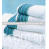 bath towel solid with colored stripes