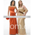 2010 Latest Factory Custom-made Straps Bridesmaid Dress Floor-length Bridesmaid Satin Bridesmaid BD0036