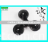 Solid Rubber Luggage Hand CartTrolley Barrow  Relacement Wheel
