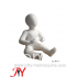 Jolly mannequins-egghead child sitting mannequin with white matte color-JY-BABY-1