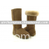 fashionable girl's leather boots
