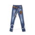 2014 Hot Sale Wholesale Woman Jeans, Light Blue Lady Skinny Pencil Denim Jeans