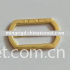metal buckle with gilding