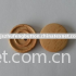 Round wooden button
