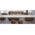 Living room natural rattan sofa set
