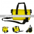 yellow waterproof duffel sling bag