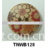 Fancy Painted Wooden Button