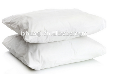 pure white microfiber pillow